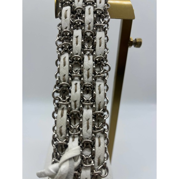 Vintage Fendi Rare 00s authentic Chain Strap Shoulder Hang Bag - Picture 7 of 16